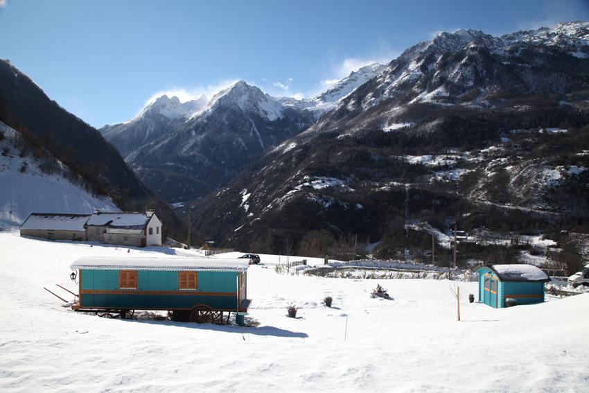 Roulottes Montagne Pyrenees Hotel Luz-Saint-Sauveur Exterior photo